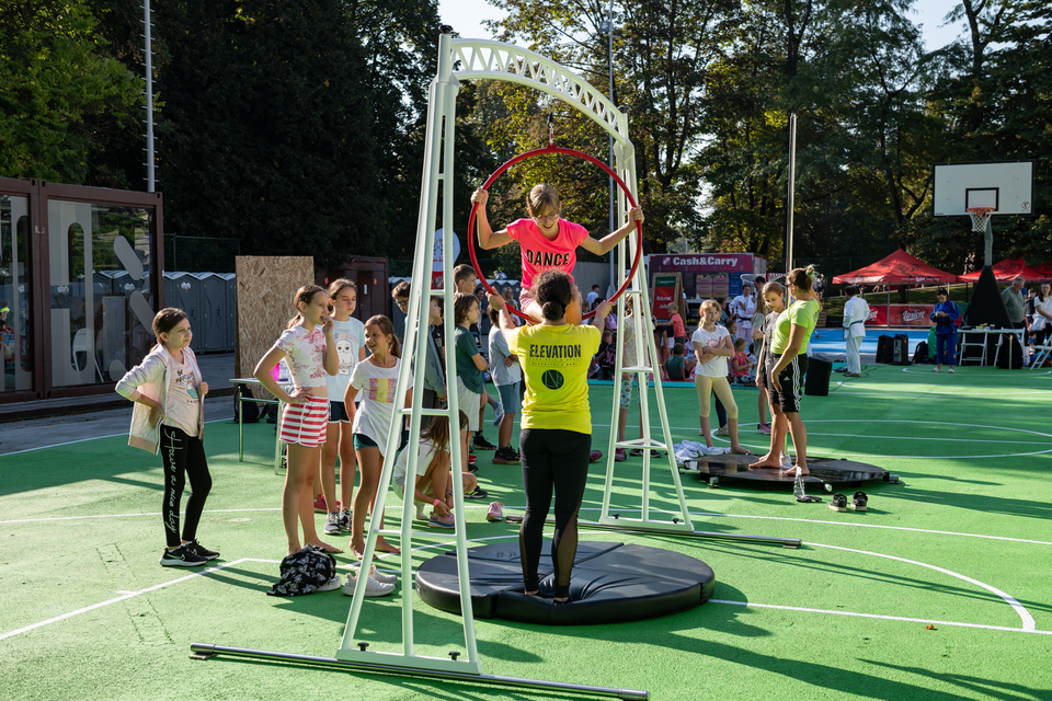 Utrinki prvega ljubljanskega festivala športa