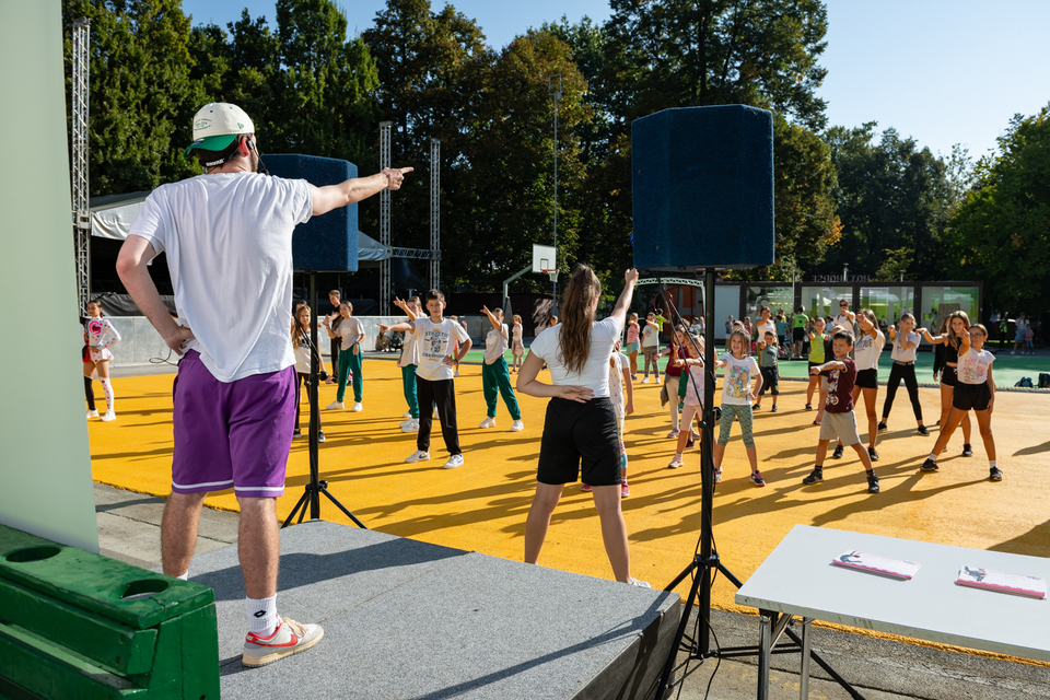 Utrinki prvega ljubljanskega festivala športa